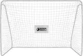 Produktbild: Best Sporting Tornetz weiß m. Logo schwarz für Fußballtore 180 x 120 x 60 cm