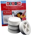 Produktbild: Schwingungsdämpfer Vibrationsdämpfer Waschmaschinen und Trockner 4 Stück Weiß