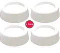 Produktbild: Schwingungsdämpfer Vibrationsdämpfer Waschmaschine  Trockner Gummifüße 4x weiß