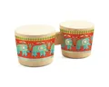 Produktbild: DJECO Bongo Animambo Instrument Bongo Trommel Holz Kinder-Bongo