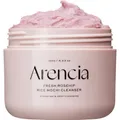 Produktbild: Arencia Fresh Rosehip Rice Mochi Cleanser – Sanftes Peeling 2-in-1 Gesichtsreinigungsmittel & Maske mit Hagebutte, Aloe Vera & Kamille für Alle Hauttypen, 120 g