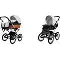 Produktbild: Babylux® Classic Exclusive | 2in1 Kinderwagen Set | Black Dots | Kombikinderwagen | Kinderwagens