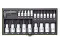 Produktbild: PROXXON Steckschlüsselsatz TX, 1/4 Zoll + 1/2 (23-tlg.) 23102