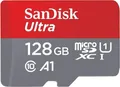 Produktbild: SanDisk Ultra 128 GB microSDXC UHS-I-Karte für Chromebook mit SD-Adapter