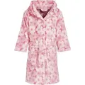 Produktbild: Playshoes Kinderbademantel Fleece-Bademantel Hawaii rosa 110/116