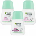 Produktbild: ✅ Garnier mineral Ultra Dry 48h Deo Roll On 0% Alcohol Anti Transpirant 3x 50ml✅