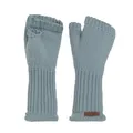 Produktbild: KNIT FACTORY - Cleo Handstulpen - Fingerlose Handschuhe - Gestrickte Handschuhe für Winter - Damen Handstulpen aus Wolle - Hochwertige Qualität - Stone Green