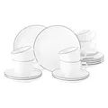 Produktbild: Seltmann Weiden Kaffeeservice rund Lido Black Line 18er Set