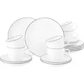 Produktbild: Seltmann Weiden Kaffeeservice, Schwarz, Weiß, Keramik, Rund, 24x18.1x43 cm, Essen & Trinken, Geschirr, Geschirr-Sets