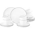 Produktbild: Seltmann Weiden Lido Black Line Kaffeeservice rund 18-teilig