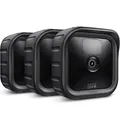 Produktbild: CaseBot Silikon Hülle für Blink Outdoor/Blink Indoor Kamera - (3er Set) weiche Leichte Dünne Kratzfeste Silikon Abdeckungen Skins Schutzhülle für Neue Blink Sicherheitskamera 2020, Schwarz