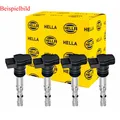 Produktbild: 4x HELLA Zündspule Zündmodul Zündeinheit für Volvo V70 III BW 2.0 GDI V60