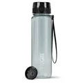 Produktbild: Trinkflasche 1l “uberBottle“ crystalClear +Sieb - BPA-Frei - Wasserflasche fü...