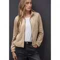 Produktbild: STREET ONE Lederimitat-Blazer mit Taschen und Stehkragen beige 44 EU