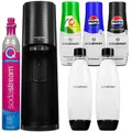 Produktbild: NEU Sodastream Wassersprudler Terra Schwarz Set mit 2 Flaschen und Sirupen