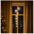 Produktbild: com-four® LED Lichterkette mit 8 Kugeln, Lichterkette mit LED-Licht