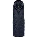 Produktbild: Navahoo Damen Steppweste Brezelchen – Lang & Stylisch Warm
