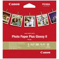 Produktbild: Canon PP-201 Glossy II Fotopapier Plus glänzend 127x127mm 265 g/m² - 20 Blatt