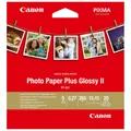 Produktbild: 20 Blatt - 13x13cm Canon PP-201 / 2311B060 Photo Paper Plus Glossy II 265g/qm