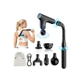 Produktbild: UPSPORT Massagepistole,Muskel Percussion Massagegerät mit Turbo-Beating-Modus,Geräuscharm Massage Gun/Pistole mit Verlängerungs Griff,Tragbar Faszienpistole für Rücken,Schulter,Körper,Entspannung