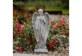 Produktbild: gartendekoparadies.de Gartenfigur Engel mit Flügeln, Grabengel, Steinfigur, H. 57 cm, 13 kg, Frostsicher