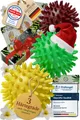 Produktbild: HELDSON Massageball HELDSON Massagebälle Set 3 Härtegrade (7 cm) – Igelball, Set, 3 Massagebälle (7 cm) weich, medium, hart mit Reflexzonen-Karten, 3 Massagebälle (7 cm) in 3 Härtegraden – Dermatest „Sehr gut“ geprüft