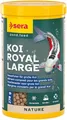 Produktbild: sera Koi Futter Royal Large 1 l (270 g) | Hauptfutter für Koi ab 25 cm | Teichfutter frei von Farb- & Konservierungsstoffen | Leicht verdaulich & wasserfreundlich | Fischfutter Teich