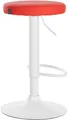 Produktbild: CLP Barhocker Ponte Kunstleder-Bezug,rot weiß