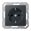Produktbild: Jung SCHUKO-Steckdose anthrazit matt A 1520 BF KI ANM A1520BFKIANM