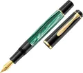 Produktbild: Pelikan 994103 Füllfederhalter Integriertes Befüllsystem Schwarz - Gold - Grün - Marmorfarbe 1 Stück(e) (994103)