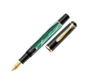 Produktbild: Pelikan Füllhalter M200 Füllhalter grün-marmoriert Federbreite Medium, inklusive exklusivem Geschenk-Etui und 