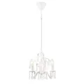 Produktbild: lux.pro Kristall Kronleuchter Weiß 3 x E14 Lüster Deckenleuchte Hängeleuchte Leuchte