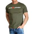 Produktbild: Jack & Jones Print-Shirt mit Rundhalsausschnitt grün S (48)