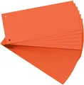Produktbild: EXACOMPTA Trennstreifen 105 x 240 mm orange 180 g/qm 100 Stück