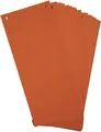 Produktbild: Exacompta 100er Pack Trennstreifen Karton 10,5x24cm Orange Register Blauer Engel
