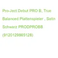 Produktbild: Pro-Ject Debut PRO B, True Balanced Plattenspieler , Satin Schwarz PRODPROBB (91