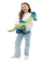 Produktbild: NICI Kuscheltier Dino Snackilus 70cm - blau - Weiches Plüschtier – niedliches Stofftier zum Kuscheln & Spielen – tolle Geschenkidee für Kinder & Erwachsene - 61574