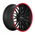 Produktbild: 1x BARRACUDA VOLTEC T6 SUV mattblack puresports color trim rot 9.0Jx20 5x120 ET4