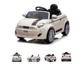 Produktbild: Chipolino Elektro-Kinderauto Kinder Elektroauto Fiat 500, Belastbarkeit 30 kg, Fernbedienung, Sicherheitsgurt, MP3, USB