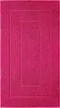 Produktbild: Lashuma Badematte London, Höhe 5 mm, schnell trocknend, Frottee, rechteckig, Teppich rot 50x90 cm für Badezimmer