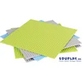 Produktbild: EDUPLAY 120746 Bauplatten klein, für Noppenstein, Plate 32 x 32 Noppen, mehrfarbig (5er Pack)