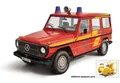 Produktbild: Mercedes G230 Feuerwehr 1:24 Plastikmodellbausatz ITALERI