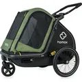 Produktbild: Hamax Pluto M Hundeanhänger - Schwarz/Grün