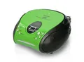 Produktbild: Lenco SCD-24 Green/Black - Tragbares FM-Radio mit CD-Player - Kopfhöreranschluß - Grün/Schwarz