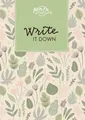 Produktbild: Write It Down - Nachhaltiges Notizbuch in A5 mit Hardcover und Pflanzen-Mot