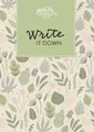 Produktbild: Write It Down - Nachhaltiges Notizbuch in A5 mit Hardcover und Pflanzen-Motiv