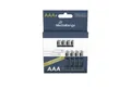 Produktbild: Mediarange MediaRange MRBAT160 4 MediaRange USB-Akkus mit Ladekabel Micro AAA 500 Batterie
