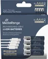Produktbild: MEDIARANGE Li-Ion-Akku MRBAT160 AAA 4er Pack