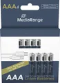 Produktbild: 8 Mediarange Akku AAA mit USB-C Anschluss Li-Ion Micro 1.5V 500mAh Ladekabel