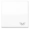 Produktbild: Jung Wippe Symbol LICHT aws AS 591 L WW Taster Schalter Jalousie AS591LWW Wippe